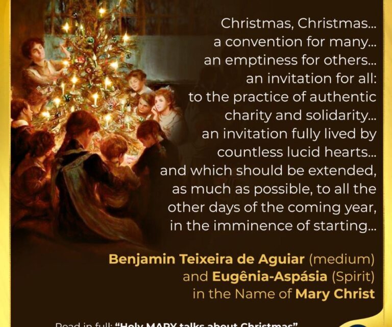 Holy MARY talks about Christmas