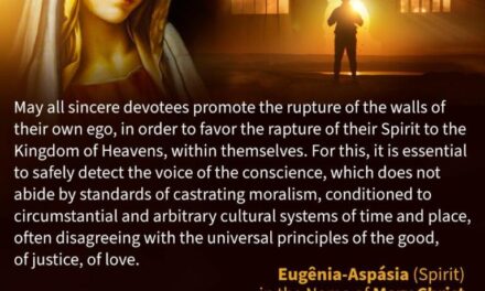 Rupture of the ego, for the rapture of the Spirit