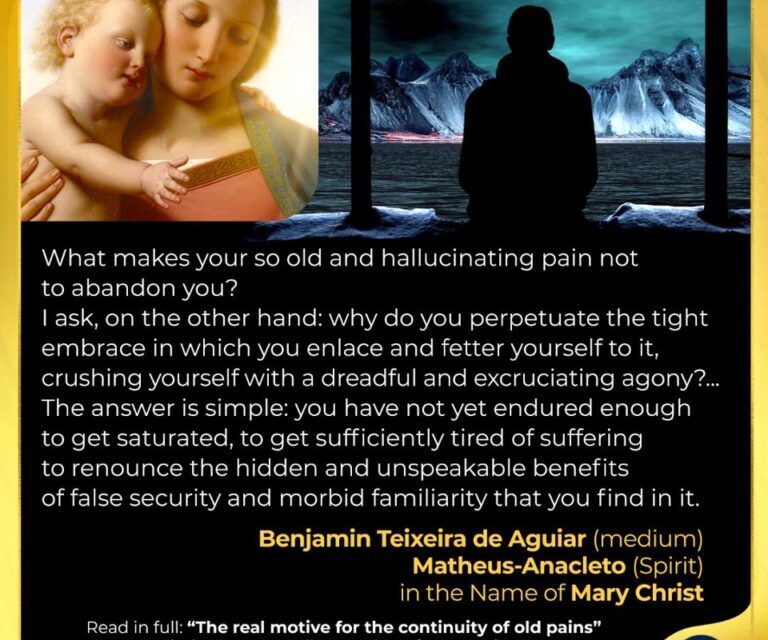 The real motive for the continuity of old pains