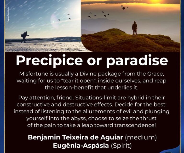 Precipice or paradise