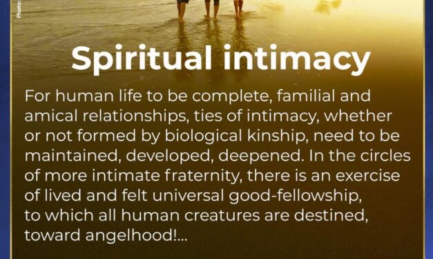 Spiritual intimacy
