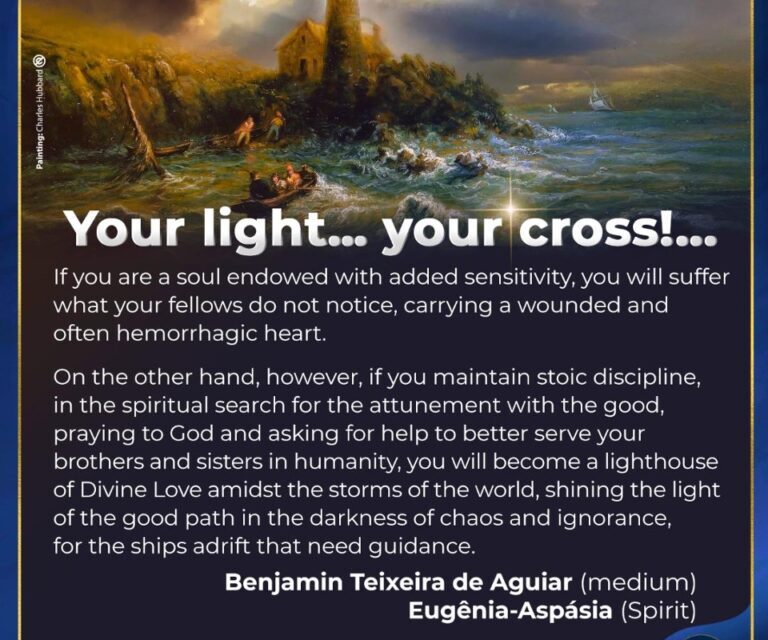 Your light… your cross!…