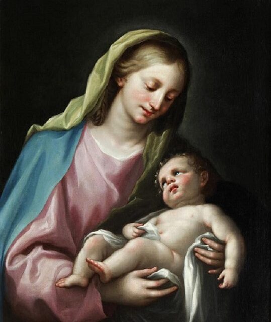 Christmas manger and human heart