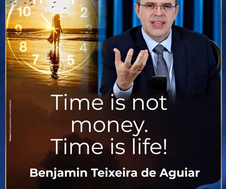 Time is not money. Time is life!