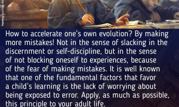 Accelerating one’s own evolution