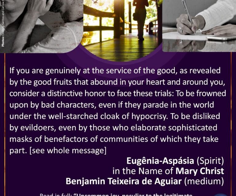 Uncommon joy, peculiar to the legitimate representatives of God