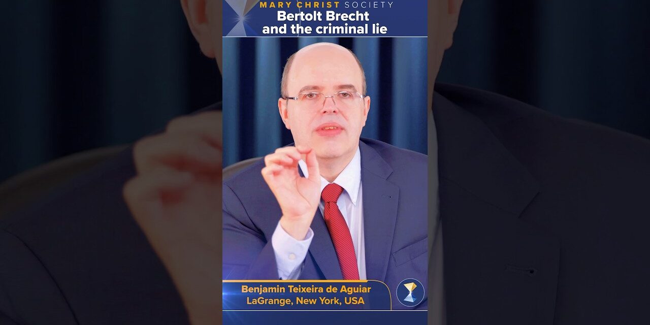 Bertolt Brecht and the criminal lie