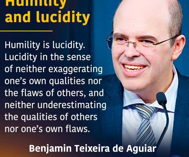 Humility and lucidity
