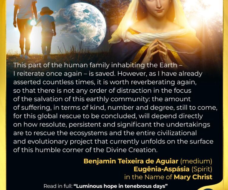 Luminous hope in tenebrous days 