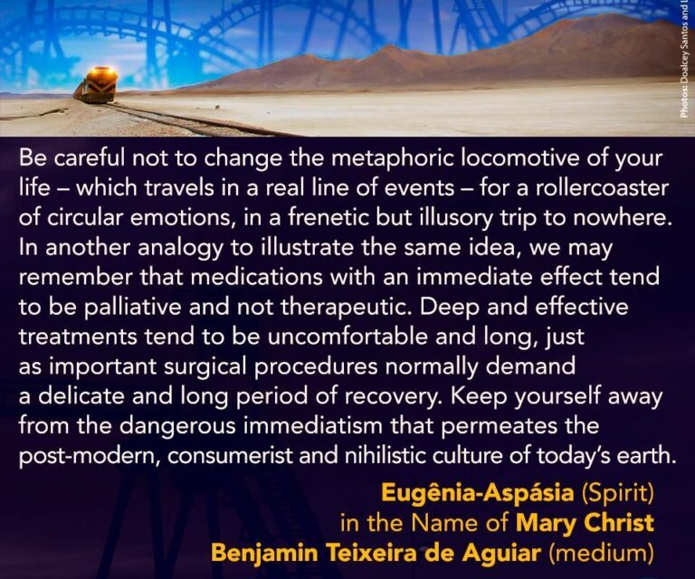 The Angel-Mother speaks about Her Authorship and about immediatism