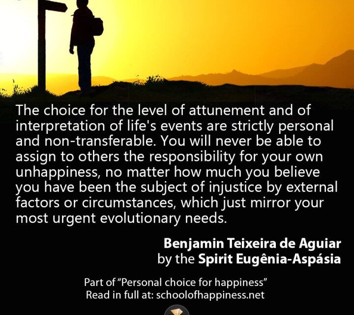 Personal choice for happiness.