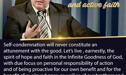 Self-condemnation and active faith