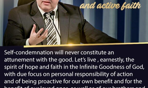 Self-condemnation and active faith