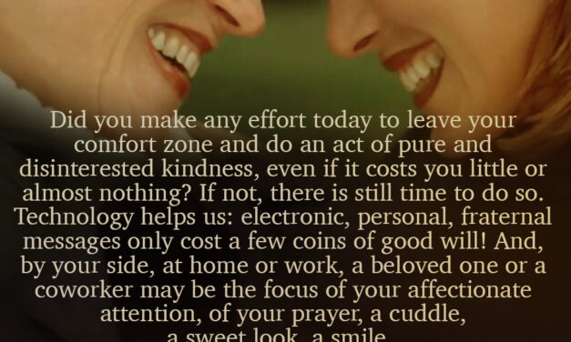 The Good Deed of the Day