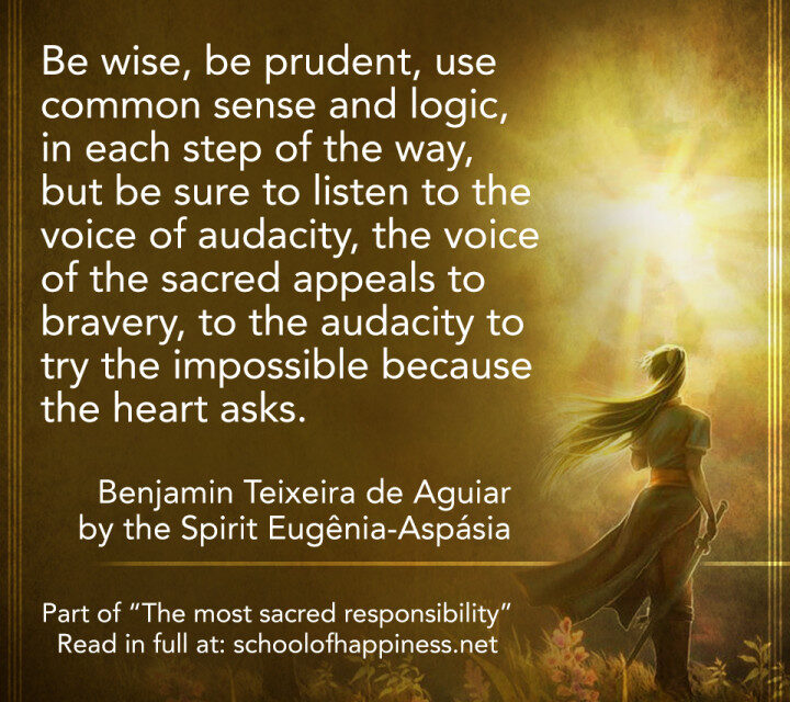 The heart and the sacred calling to braveness