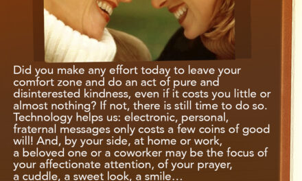 The good deed of the day