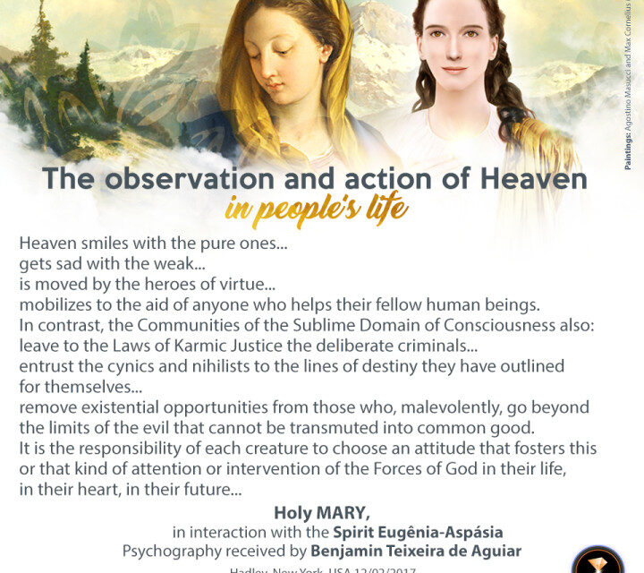 The observation and action of Heaven in people’s life
