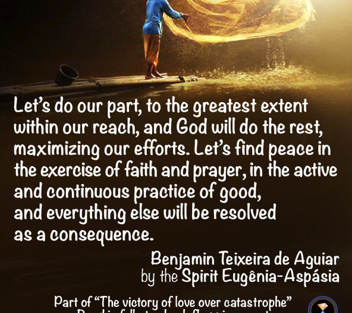 The victory of love over catastrophe (banner 4)