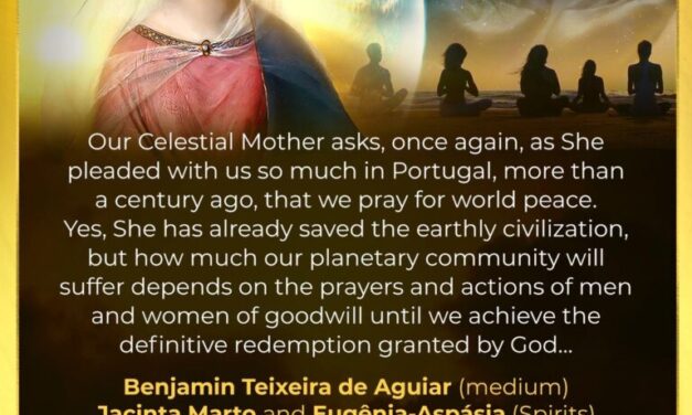 The visit of the little shepherdess of Fatima