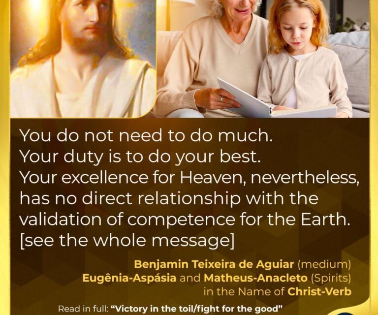 Victory in the toil/fight for the good