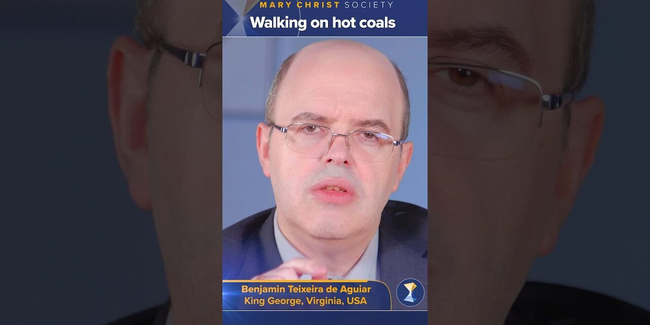 Walking on hot coals