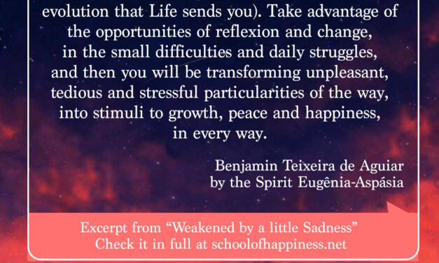 Weakened by a little Sadness