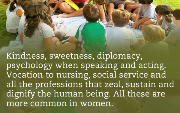 Feminine characteristics