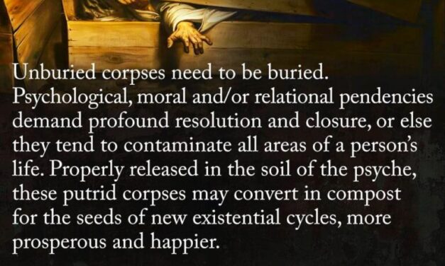 Unburied corpses