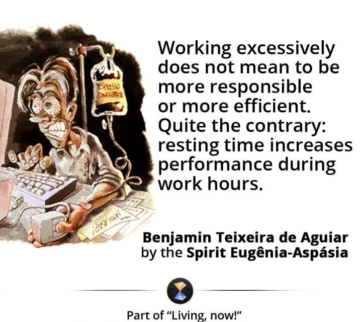 Working and resting time.