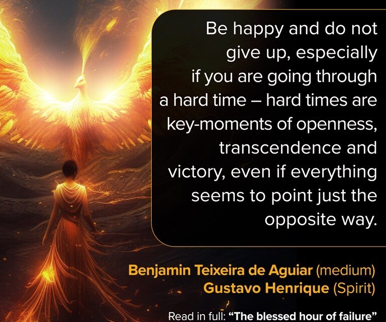 The blessed hour of failure