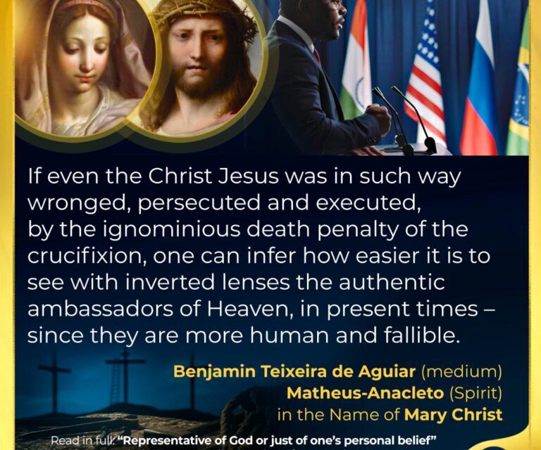 Representative of God or just of one’s personal belief