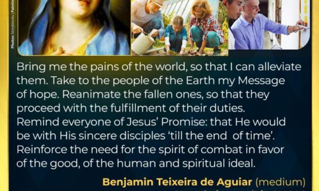 The Christic Mother speaks, melancholically…