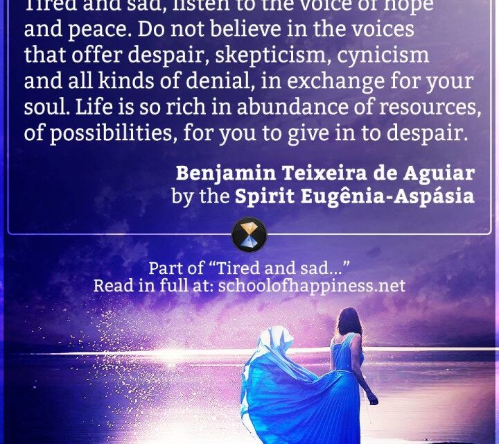 The voice of hope and peace.